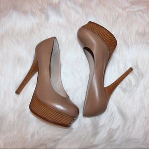 Fendi Logo Platform Heel